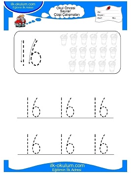 Çocuklar İçin Çizgi Çalışma Sayfaları 
